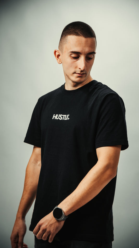 Hustle. Relaxed Fit Tee